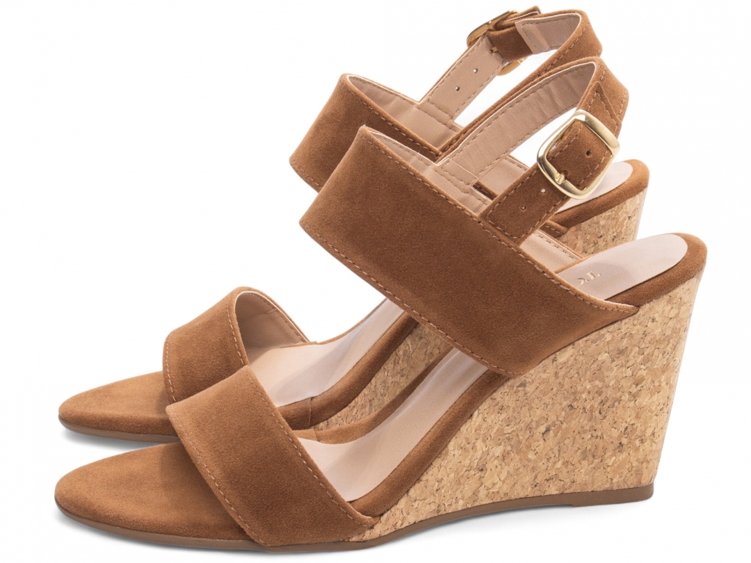 Sandália Plataforma de Cunha Anabela - Imagem 3