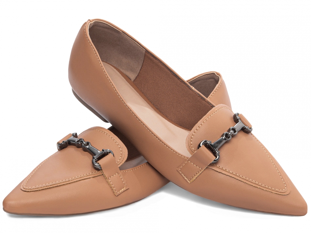 Sapatilha Mocassim Bico Fino Alongado