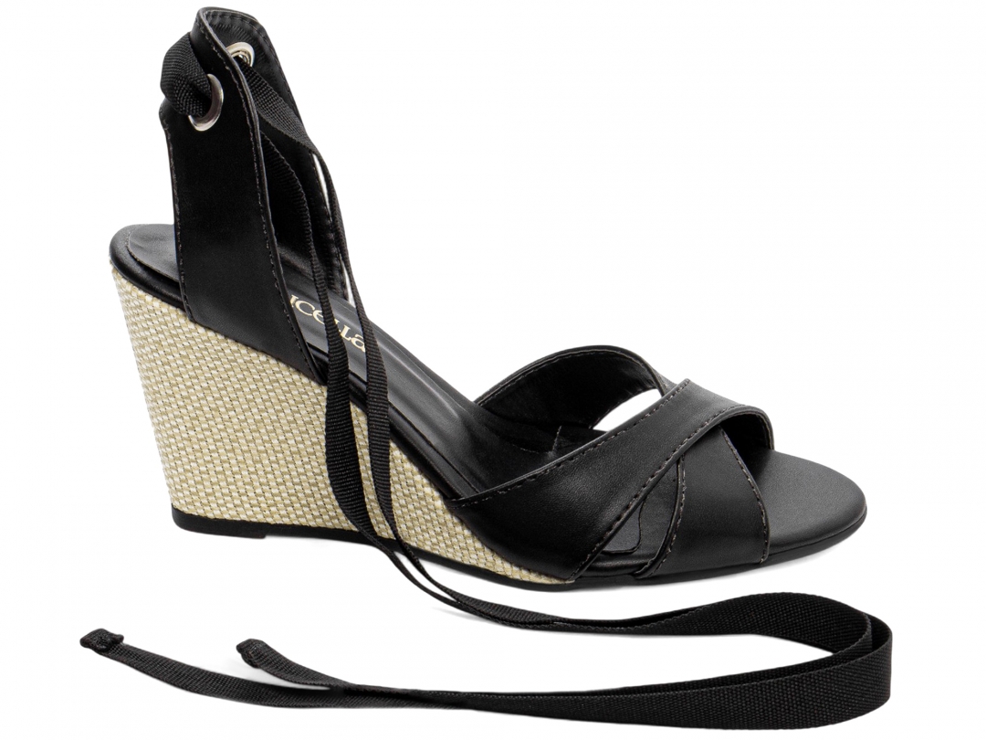 Sandália Plataforma de Cunha Anabela - Imagem 7