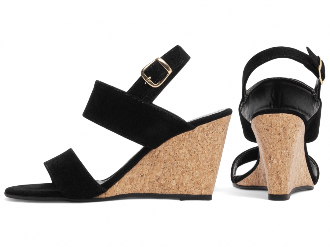 Sandália Plataforma de Cunha Anabela - Imagem 2