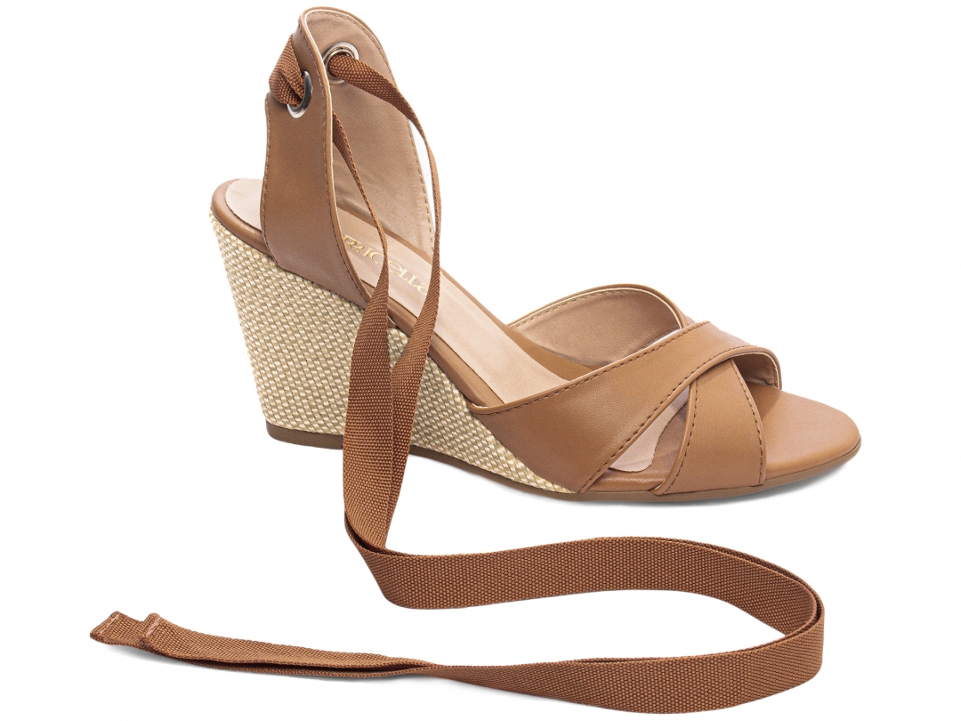 Sandália Plataforma de Cunha Anabela - Imagem 7