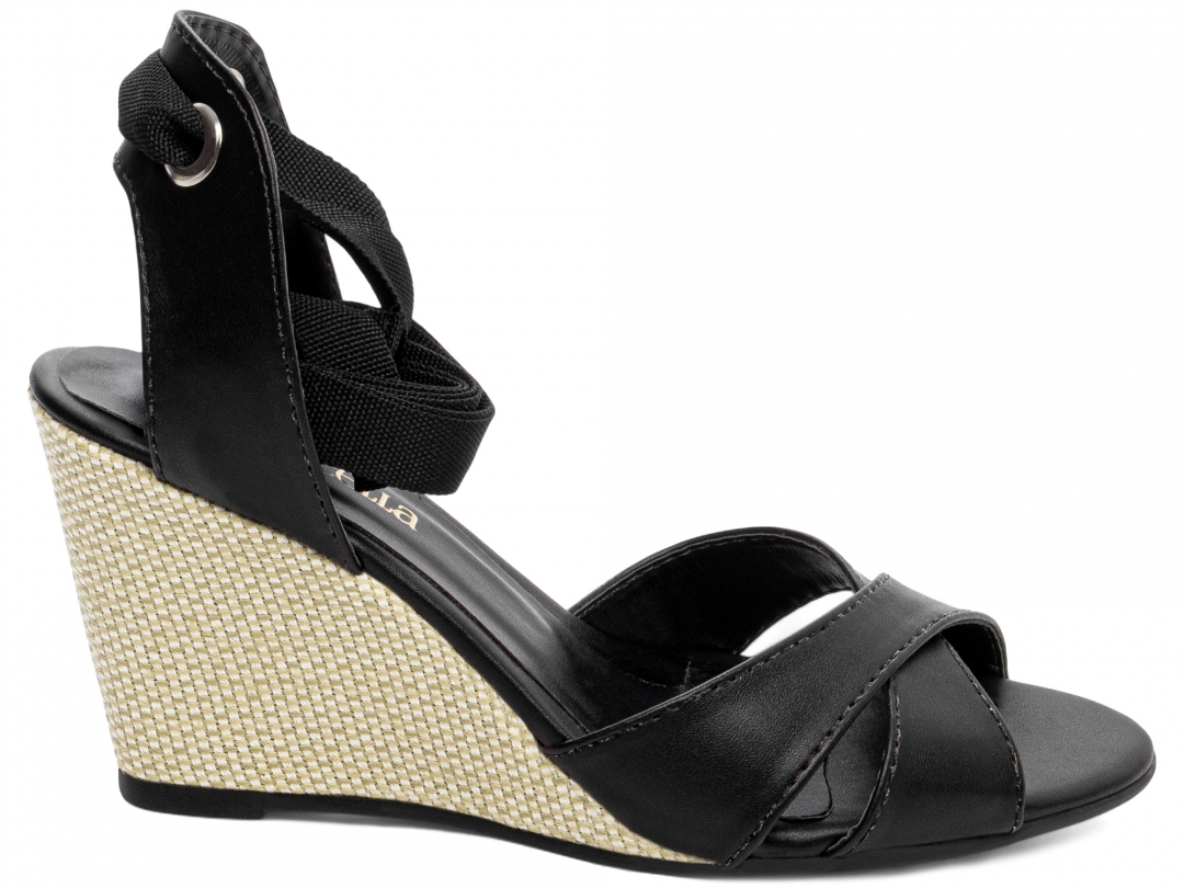 Sandália Plataforma de Cunha Anabela