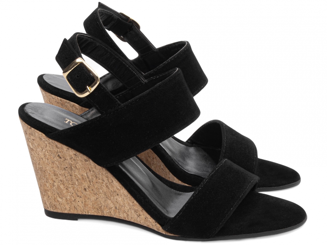 Sandália Plataforma de Cunha Anabela - Imagem 4